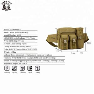 Sinairsoft LY0013 Tactical Waist <b>Bag</b> with Water Bottle Holder 600D Nylon Fo Hunting Hiking Camping - Product Image 2
