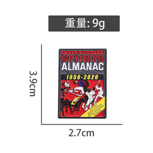 Sming pimleri 1950 2020 geleceğe dönüş Sci Fi spor karikatür alaşım broş moda giyim aksesuarları hediye - Product Image 6