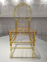 Chaises de mariage en plastique transparent en gros - Chaises de salle à manger portables, imperméables et écologiques pour hôtels, salons et locations événementielles (vente en gros)