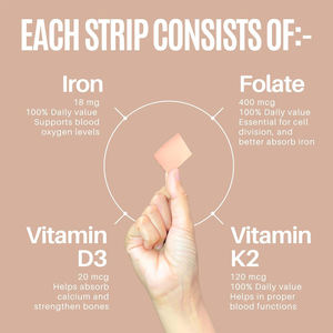 Tiras orales veganas orgánicas de vitamina D3 K2 OEM/ODM para adultos, que favorecen la salud ósea y articular, de rápida disolución. - Product Image 4