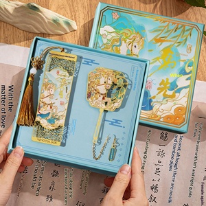 Set de Regalo Empresarial de Lujo con Diseño Chino de Caballo del Año y Wenchuang, Caja de Marcapáginas Metálica Personalizada para Empresas, Estilo Guofeng - Product Image 2