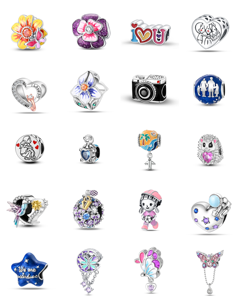 Collana con Ciondolo a Forma <span class=keywords><strong>di</strong></span> Cuore in Zircone con Finitura Placcata Argento/<span class=keywords><strong>Oro</strong></span> - Accessorio Fai-da-Te per Uso Quotidiano Unisex - Product Image 6