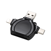 Lector de tarjetas USB Otg para tarjetas Sd Tf Microsd Otg Sd Tf Microsd