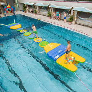 Parque Acuático Inflable Flotante para Piscina Pública, Puente Flotante, Juguetes Acuáticos de PVC, Capacidad Máxima <100 kg, Marca WINWAYTOYS - Product Image 5