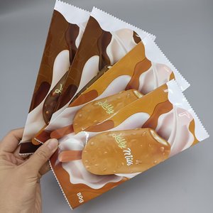 with Printing Ice Cream Bags 8*19cm Popsicle Bags Frozen Ice Cream Food <b>Plastic</b> <b>Packaging</b> Package Mold Bag - Product Image 1