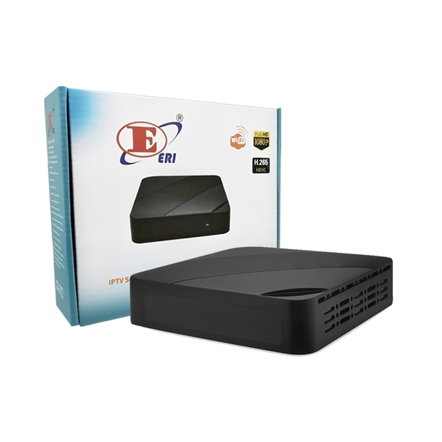 Smart Linux OS IP TV Set-Top Box, H.265 HEVC, Stalker/Ministra - OEM/ODM, HD 1080p (Model ERI-IPTV004)