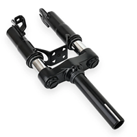 Ninebot MAX G30 G30D G30L elektrikli Scooter için modifiye şok emilimi ön çatal süspansiyon genişletilmiş Kickstand parçaları