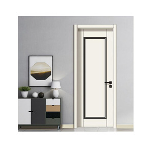 Puertas de PVC de diseño único para habitaciones, puertas de madera para Puja, en Nigeria - Product Image 6