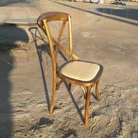 Le bois croisé populaire de chaises de restaurant de café en gros préside des vacances pour épouser