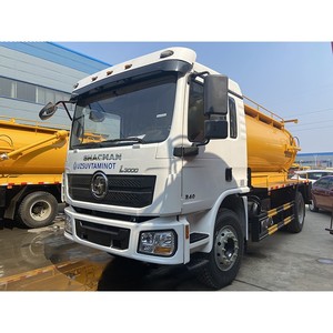 Camion de dragage des eaux usées Shacman 4x2 15CBM avec jet haute pression pour le nettoyage des canalisations municipales - Product Image 4
