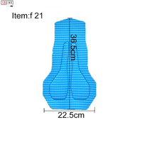 SOKIND SK128 Cuissard de cyclisme respirant grande taille unisexe avec bretelles, protection UV, séchage rapide, antibactérien