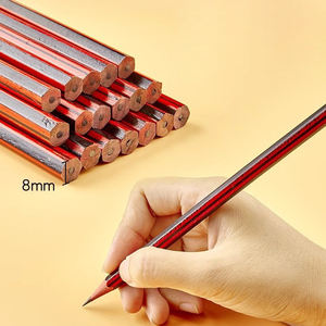Lápices rojos baratos personalizados número <span class=keywords><strong>2</strong></span> con borrador Hb 2B 2H lápices de madera hexagonales a granel 7,5 <span class=keywords><strong>2</strong></span> lápices de madera para escuela y oficina - Product Image 4