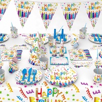 Juego de Decoración de Mesa de Papel de Color Personalizado Ecológico con Temática de Año Nuevo, Artículos para Fiestas