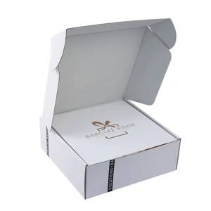 Caja de Cartón Plegable para Envíos, Reciclable, con Logotipo Personalizado al por Mayor, Embalaje de Papel Corrugado, Caja de Cartón para Envíos con Relieve - Product Image 1
