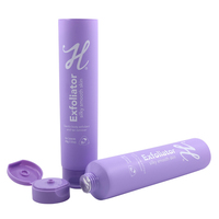 Emballage cosmétique personnalisé en tubes souples en plastique PE à rabat, 100 ml, 200 ml, pour crème pour les mains, nettoyant pour le visage, lotion