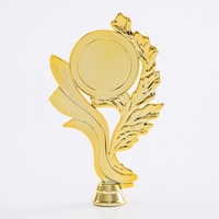 Têtes de trophées universelles au design vintage personnalisables, plaquées or, composants d'insertion pour trophées HP35