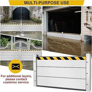 Barrières anti-inondation les plus vendues, barrières anti-inondation en aluminium, panneaux de contrôle des inondations pour garage et métro, assemblage rapide, personnalisables. - Product Image 3