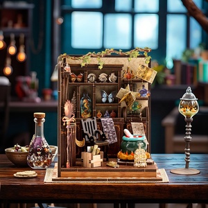 Bộ đồ chơi lắp ráp mô hình nhà búp bê thu nhỏ tự làm bằng gỗ, đồ chơi giáo dục - Product Image 3