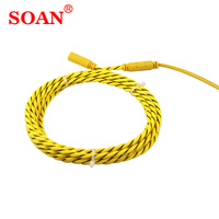 SOAN détecteur de fuite d'eau câble de détection de fuite de corde capteur de détection de ligne avec prise 3.5mm