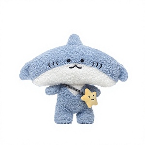 Jooki Baguette Series Embroidered Shark <b>Toy</b> Unisex New Design Super <b>Soft</b> Plush <b>Stuffed</b> Animal Customizable ODM Stress Relief PP - Product Image 2