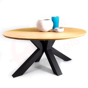 Bộ Phận Đồ Nội Thất Hiện Đại Chân Bằng Gang Đúc Màu Đen Chân Bàn Có Thể Tháo Rời Bằng Kim Loại Cho Bàn Cà Phê - Product Image 4