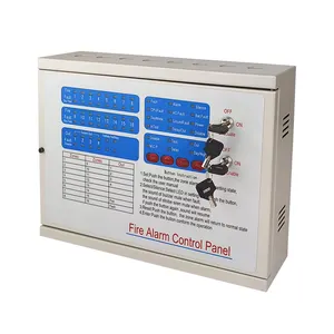 250 Point integration touchscreen Addressable Fire Alarm System 8 zone conventional control panel