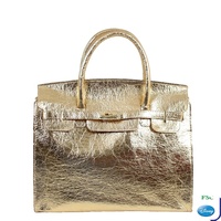 Mode Antique Naturel Recyclable Week-end Sac Argent Lavable Kraft Papier Cellulose Fibre Sacs