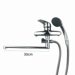 Ensemble <span class=keywords><strong>de</strong></span> robinet <span class=keywords><strong>de</strong></span> <span class=keywords><strong>baignoire</strong></span> <span class=keywords><strong>de</strong></span> <span class=keywords><strong>douche</strong></span> <span class=keywords><strong>d</strong></span>'asie centrale russe Tube <span class=keywords><strong>d</strong></span>'extension <span class=keywords><strong>de</strong></span> robinet peut tourner à 360 ° ensemble <span class=keywords><strong>de</strong></span> <span class=keywords><strong>douche</strong></span> mural robinet - Product Image 3