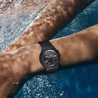 Mark Fairwhale Herren Digitale Multifunktions-Sportuhr 44mm Leuchtanzeige 30m Wasserdicht Silikonarmband Leichtgewicht FW-4440