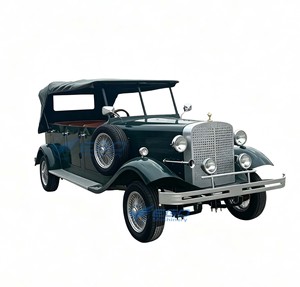 Voiture électrique vintage classique vert foncé haut de gamme, écologique, à énergie nouvelle, pour le tourisme, en promotion, du fabricant chinois - Product Image 2