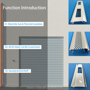 Portes à enroulement rapides à haute efficacité en PVC industriel avec télécommande électrique pour ateliers - Product Image 2