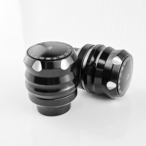 Protector de Horquilla Delantera para Motocicleta Qiangye, Negro, Aleación de Aluminio CNC, Absorción de Impactos - Product Image 1