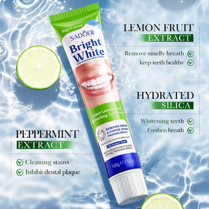 ยาสี<span class=keywords><strong>ฟัน</strong></span>ไวท์เทนนิ่ง ซานโดเออร์ กลิ่นเชอร์รี่บลอสซั่ม มิ้นท์ ใหม่ ขายส่ง ทำความสะอาดฟันอย่างล้ำลึก ขจัดคราบ<span class=keywords><strong>ฟัน</strong></span> ปกป้องเคลือบ<span class=keywords><strong>ฟัน</strong></span> - Product Image 3