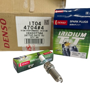 Ban đầu DENSO IRIDIUM TT bugi ikh20tt 4704 cho Honda Lexus Mitsubishi TOYOTA Volvo 90919-01191 12290-rw0-003 267700-8470 - Product Image 1