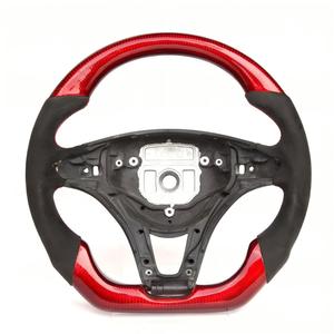 Volant en carbone rouge personnalisé en usine pour <span class=keywords><strong>Mercedes</strong></span> W213 W205 S213 Classe E, promotion exceptionnelle en stock - Product Image 4
