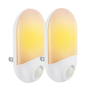Lampe de nuit sans fil à détecteur de mouvement PIR Lampe de nuit à induction Luminaria Chambre à coucher Couloir Applique murale LED Veilleuse EU/US Plug - Product Image 1
