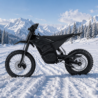 Moto électrique tout-terrain en acier carbone haute résistance, moteur brushless à entraînement central 60V 2000W, vitesse maximale 70 km/h, batterie lithium, hydraulique