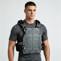 Gilet tactique porte-plaque à libération rapide en nylon respirant anti-coupure, taille unique pour hommes, personnalisable OEM ODM, usine chinoise certifiée ISO CE