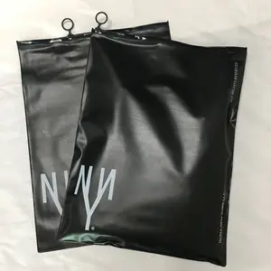Китайский производитель, черные сумки для футболок на молнии, матовая одежда, пластиковая упаковка на молнии с собственным логотипом на заказ