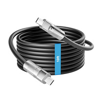 Câble de charge rapide USB-C vers USB-C double 100W 6A pour téléphone, ordinateur portable, tablette, vente en gros d'usine, OEM