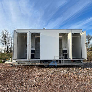 Remorque combinée de <span class=keywords><strong>douche</strong></span> de toilette portative commerciale <span class=keywords><strong>douche</strong></span> mobile extérieure <span class=keywords><strong>sur</strong></span> la remorque mobile de toilette de roues - Product Image 5