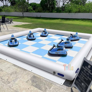 Pista <span class=keywords><strong>Inflable</strong></span> para Autos <span class=keywords><strong>de</strong></span> Choque, Ideal para Niños, Pista <span class=keywords><strong>de</strong></span> Juego <span class=keywords><strong>Inflable</strong></span> para Exteriores, Corralito para Bebés - Product Image 5