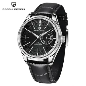 PAGANI DESIGN 2024 orologio da uomo di lusso al quarzo 200m impermeabile in acciaio inox vetro zaffiro orologio recorso Masculino