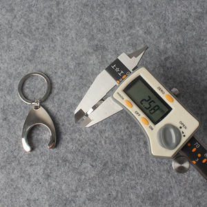 Carrito de Compras Europeo de latón hecho a medida, llavero, monedero, chapado en 1-2 colores, gancho de diseño de letras de arte religioso troquelado - Product Image 2