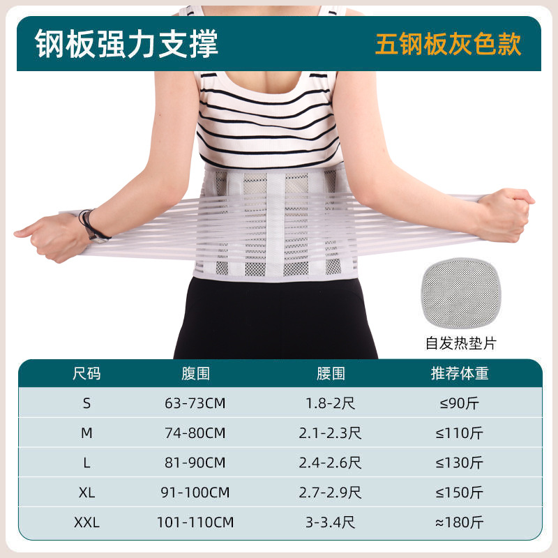 Malla transpirable, 5 placas de acero, gris (elemento calefactor).