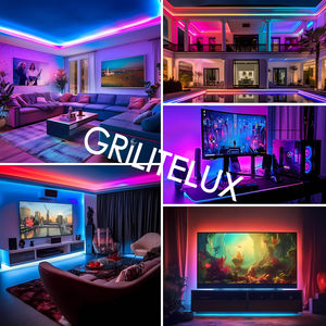 Tira de LED COB de Alta Luminosidad, 420 LED/M, Color Mágico, Direccionable, RGBIC, Color de Ensueño, Flexible, para Decoración de Dormitorios - Product Image 6