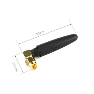 Antena de ángulo recto de 3 dBi en stock - Antena GPRS/DTU/GSM de goma con ganancia de cuatro bandas - Product Image 3