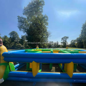 Labyrinthe hanté gonflable Halloween horreur champ de maïs fête en plein air location commerciale adultes rebond <span class=keywords><strong>maison</strong></span> avec ventilateur en vente - Product Image 2