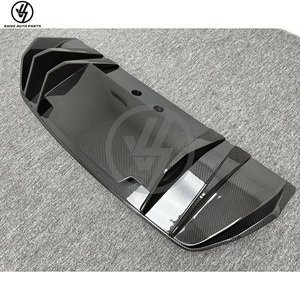 Difusor Trasero y Labio de Fibra de Carbono Seca Estilo Vorstein para Audi R8 2017-2019, Acabado Brillante, Tejido Twill, Ajuste Preciso 1:1 - Product Image 5