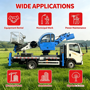 Piattaforma Aerea Telescopica Montata su <span class=keywords><strong>Camion</strong></span> Howo 30m <span class=keywords><strong>con</strong></span> Braccio Oscillante e <span class=keywords><strong>Cestello</strong></span> per Lavori Aerei - Product Image 1